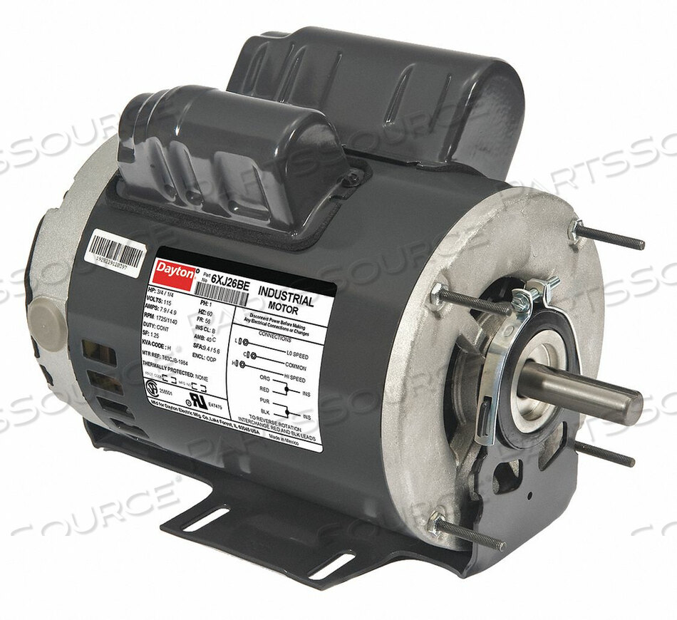 OEM#: 6XJ36GP MTR CSCR ODP 1 л.с. 1725 об./мин 56 от DAYTON ELECTRIC MANUFACTURING CO