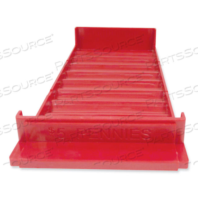 OEM#: 560560ПЛАСТИКОВЫЙ МОНЕТНИЦЫ, 10 ОТДЕЛЕНИЙ, ШТАБЕЛИРУЕМЫЙ, 3,75 X 11,5 X 1,5, КРАСНЫЙ, 2 ШТ./УПАКОВКА от CONTROLTEK