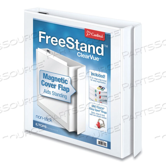 OEM#: 43100ПАПКА-ПАПКА FREESTAND EASY OPEN LOCKING SKANT-D, 3 КОЛЬЦА, ВМЕСТИМОСТЬ 1, 11 X 8,5, БЕЛАЯ от Cardinal