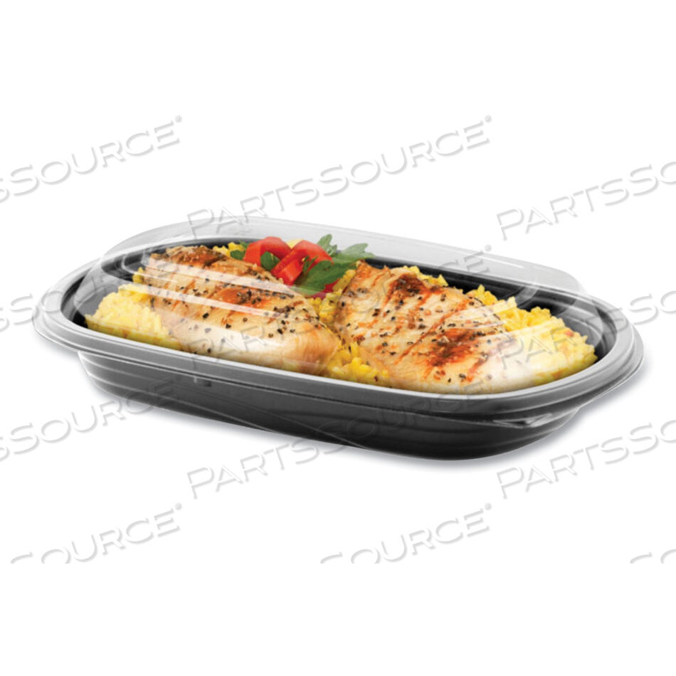 OEM#: 4111603КОНТЕЙНЕР MICRORAVES WAVE И КРЫШКА-КУПОЛ, КОМБИНИРОВАННЫЙ, 16 УНЦИЙ, 6,35 X 8,79 X 1,72, ЧЕРНЫЙ/ПРОЗРАЧНЫЙ, ПЛАСТИК, 250/КОРОБКА от Anchor