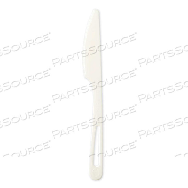 OEM#: KNPS6TPLA КОМПОСТИРУЕМЫЕ СТОЛОВЫЕ ПРИБОРЫ, НОЖ, 6.7, БЕЛЫЙ, 1000/КОРОБКА от World Centric