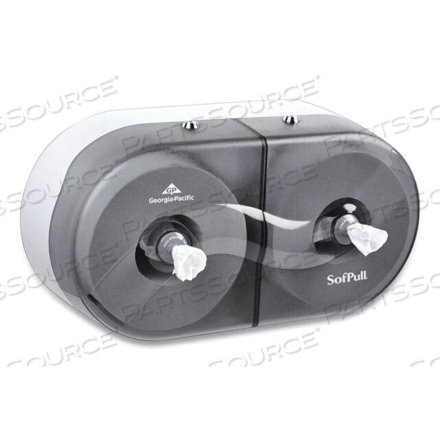 OEM#: 56509SOFPULL TWIN ВЫСОКОЕМКИЙ ЦЕНТРАЛЬНЫЙ ДИСПЕНСЕР, 20,13 X 7 X 10,75, ДЫМОВЫЙ от Georgia-Pacific