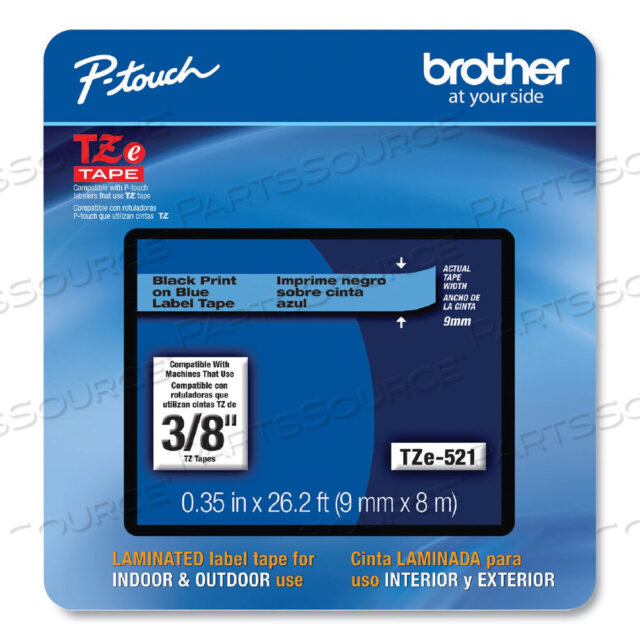 OEM#: TZE521CSTZE-521CS ЧЕРНО-СИНЯЯ ЛЕНТА ДЛЯ ЭТИКЕТОК от Brother
