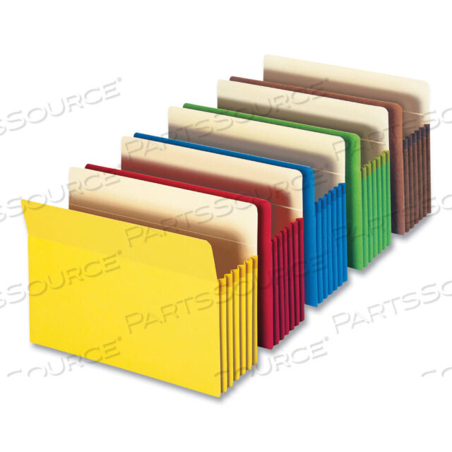 OEM#: 73836ЦВЕТНЫЕ КАРМАНЫ ДЛЯ ФАЙЛОВ, РАСШИРЕНИЕ 5,25, ФОРМАТ LETTER, РАЗНЫЕ ЦВЕТА, 5 ШТ./КОРОБКА от Smead