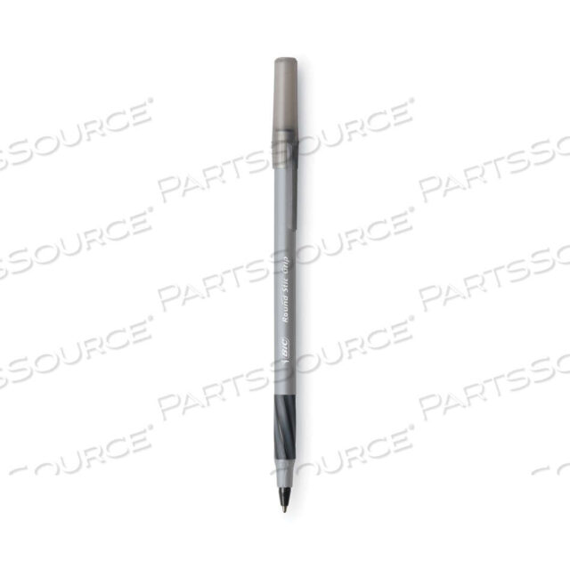 OEM#: GSFG11BKROUND STIC GRIP XTRA COMFORT ШАРИКОВАЯ РУЧКА, СТЕРЖЕНЬ, ТОНКАЯ 0,8 ММ, ЧЕРНЫЕ ЧЕРНИЛА, СЕРЫЙ/ЧЕРНЫЙ КОРПУС, ДЮЖИНА от BIC