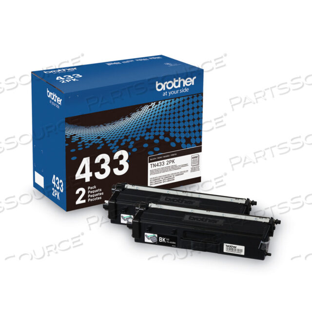 OEM#: TN4332PKTN4332PK ТОНЕР ВЫСОКОЙ ЕМКОСТИ, РЕСУРС 4500 СТРАНИЦ, ЧЕРНЫЙ, 2 ШТ./УПАКОВКА от Brother