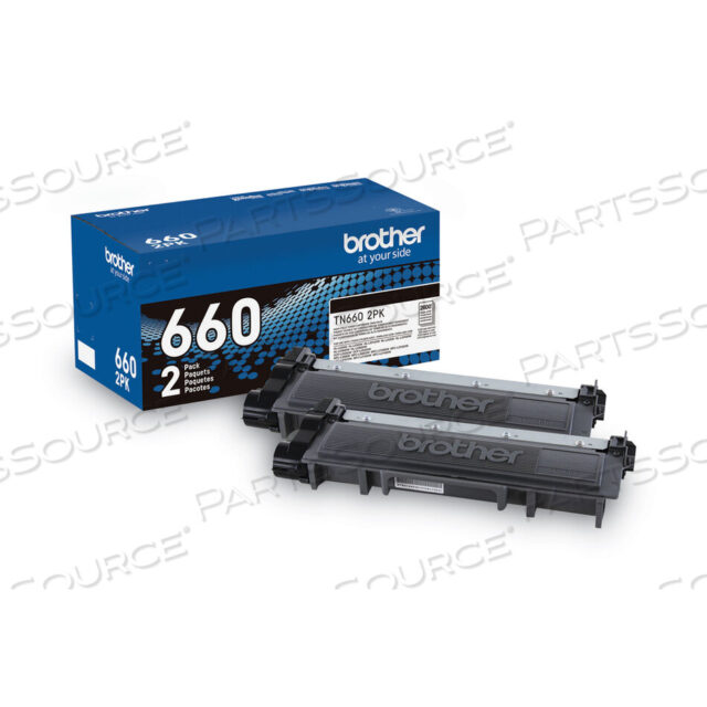 OEM#: TN6602PKTN6602PK ТОНЕР ВЫСОКОЙ ЕМКОСТИ, РЕСУРС 2600 СТРАНИЦ, ЧЕРНЫЙ, 2 ШТ./УПАКОВКА от Brother