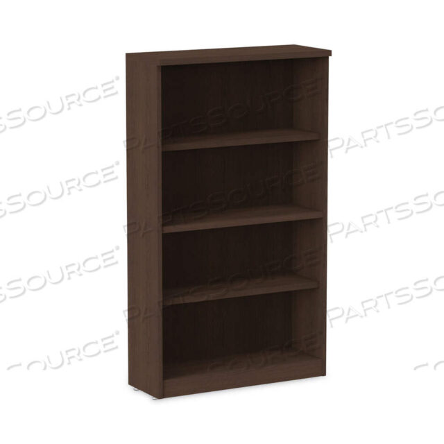 OEM#: ALEVA635632ESALERA VALENCIA SERIES КНИЖНЫЙ ШКАФ, ЧЕТЫРЕ ПОЛКИ, 31,75 Ш X 14 Г X 54,88 В, ESPRESSO от Alera