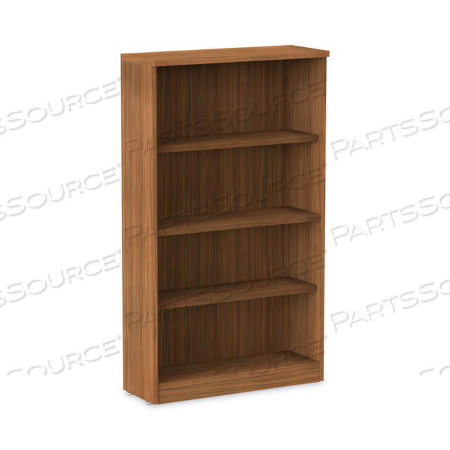OEM#: ALEVA635632WAALERA VALENCIA SERIES КНИЖНЫЙ ШКАФ, ЧЕТЫРЕ ПОЛКИ, 31,75 Ш X 14 Г X 54,88 В, СОВРЕМЕННЫЙ ОРЕХ от Alera