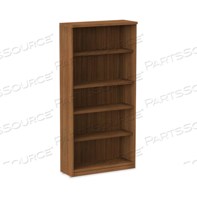 OEM#: ALEVA636632WAALERA VALENCIA SERIES КНИЖНЫЙ ШКАФ, ПЯТЬ ПОЛОК, 31,75 Ш X 14 Г X 64,75 В, СОВРЕМЕННЫЙ ОРЕХ от Alera