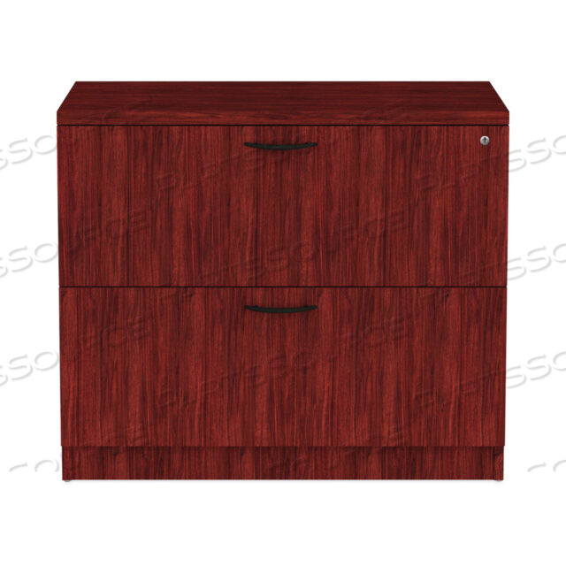 OEM#: ALEVA513622MYALERA VALENCIA SERIES LATERAL FILE, 2 LEGAL/LETTER-SIZE FILE DRAWERS, MAHOGANY, 34 X 22.75 X 29.5 by Alera