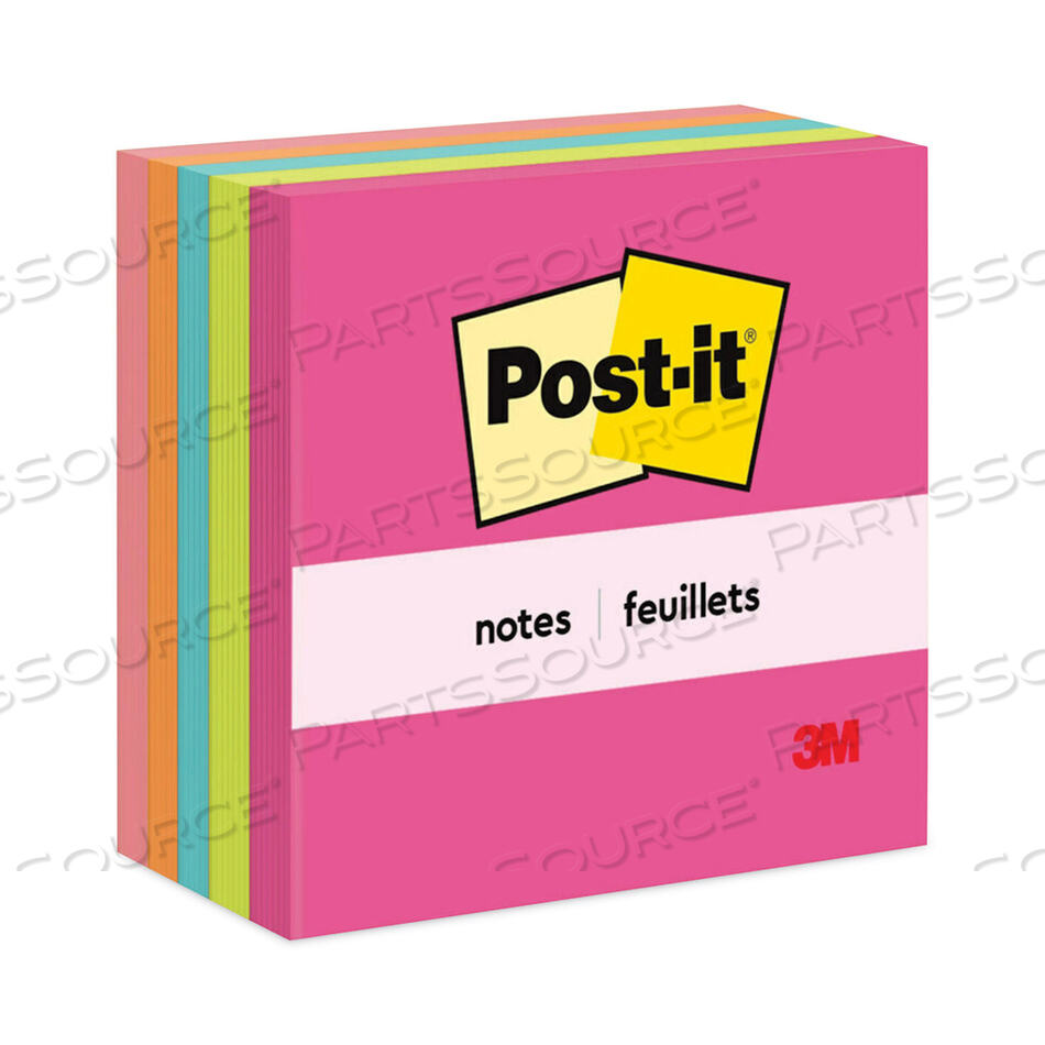 OEM#: 654-5PKORIGINAL PADS IN POPTIMISTIC COLLECTION COLORS, 3 X 3, 100 SHEETS/PAD, 5 PADS/PACK by 3M Consumer