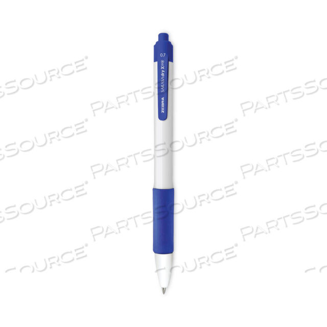 OEM#: 41620ГЕЛЕВАЯ РУЧКА SARASA DRY X20+, ВЫДВИЖНАЯ, ТОНКАЯ 0,7 ММ, СИНИЕ ЧЕРНИЛА, БЕЛЫЙ КОРПУС, ДЮЖИНА от Zebra Pen Corporation
