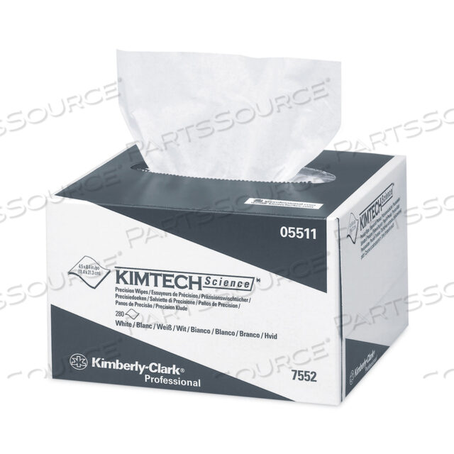 OEM#: 05511ДВОРНИКИ ПРЕЦИЗИОННЫЕ, В КОРОБКЕ, 1-СЛОЙНЫЕ, 4,4 X 8,4, БЕЛЫЕ, 280/КОРОБКА, 60 КОРОБОК/КОРОБКА от Kimtech