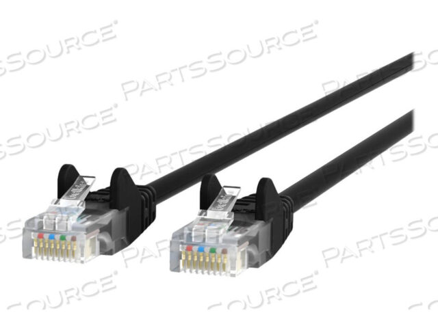 OEM#: A3L791-05-BLK-S5FT CAT5E SNAGLESS PATCH CABLE, UTP, ЧЕРНАЯ ПВХ-ОБОЛОЧКА, 24AWG, T568B, 50 MICRON, от Belkin