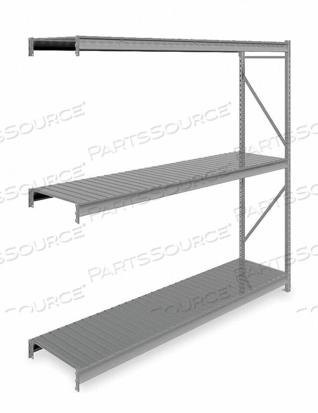 OEM#: 6940BULK RACK ADD-ON 96 H 96 W 24 D GRAY by Tennsco Corp.