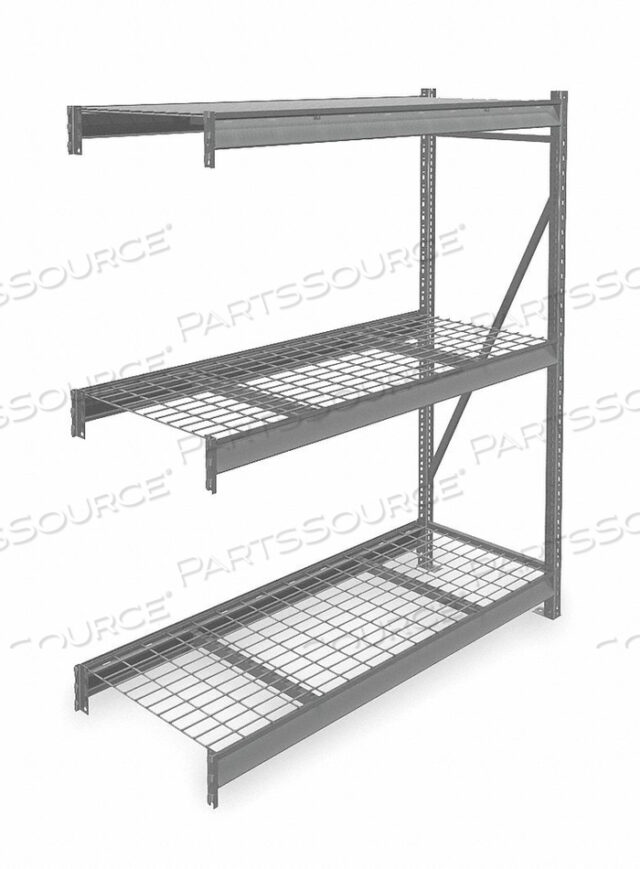 OEM#: 6940BULK RACK ADD-ON 72 H 60 W 24 D GRAY by Tennsco Corp.