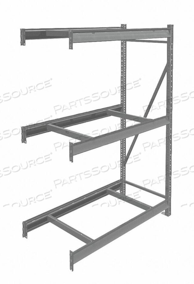 OEM#: 6940BULK RACK ADD-ON 72 H 48 W 24 D GRAY by Tennsco Corp.