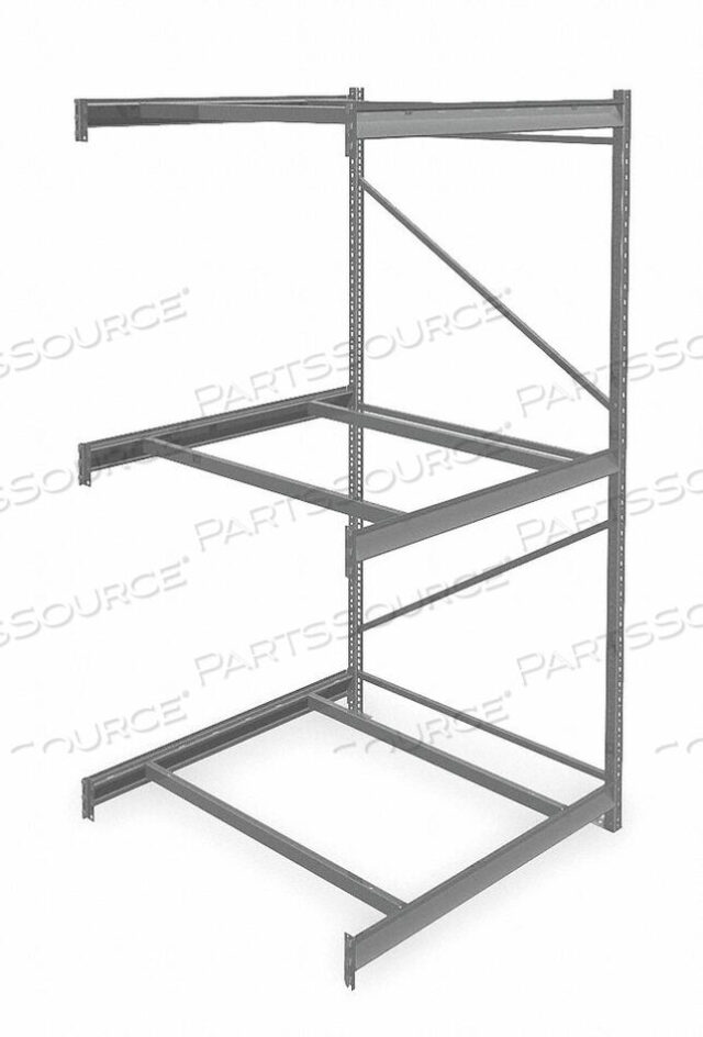 OEM#: 6940BULK RACK ADD-ON 96 H 48 W 48 D GRAY by Tennsco Corp.