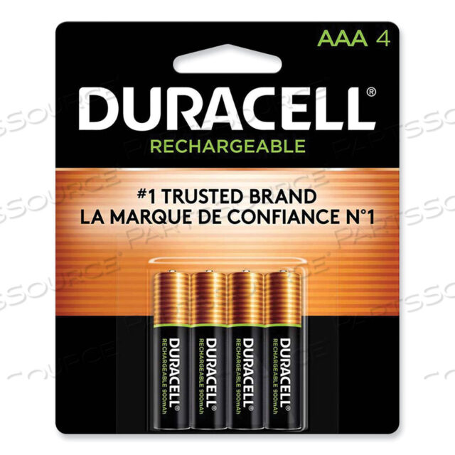 OEM#: DX2400B4NАККУМУЛЯТОРНЫЕ АККУМУЛЯТОРЫ NIMH С ПОСТОЯННЫМ ЗАРЯДОМ, AAA, 4 В УПАКОВКЕ от Duracell