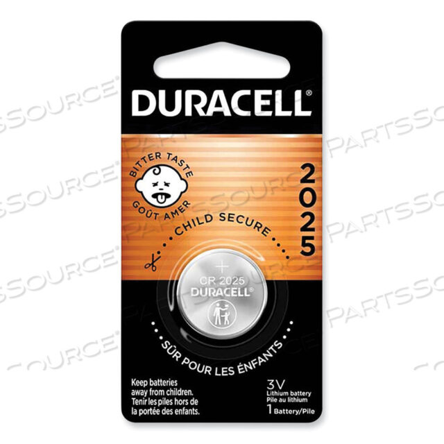 OEM#: DL2025BPKЛИТИЕВЫЕ ПАНЕЛЬНЫЕ БАТАРЕЙКИ С ГОРЬКОЙ, 2025 от Duracell