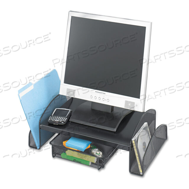 OEM#: 2159BLONYX MESH MONITOR STAND, 19,25 X 11,25 X 6,25, ЧЕРНЫЙ от Safco