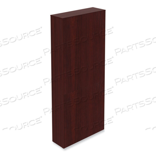 OEM#: ALEVA78436MYALERA VALENCIA SERIES КНИЖНЫЙ ШКАФ КВАДРАТНЫЙ УГЛОВОЙ, СЕМЬ ПОЛОК, 35,63 Ш X 11,81 Г X 83,86 В, КРАСНОЕ ДЕРЕВО от Alera