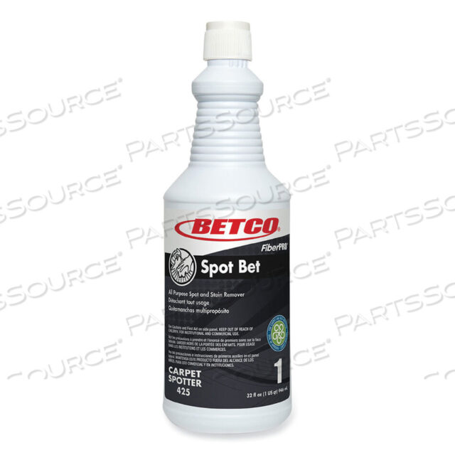 OEM#: 4251200FIBERPRO SPOT BET ПЯТНОВЫВОДИТЕЛЬ, СВЕЖИЙ АРОМАТ COUNTRY, БУТЫЛКА 32 УНЦИИ, 12/КОРОБКА от Betco Corporation