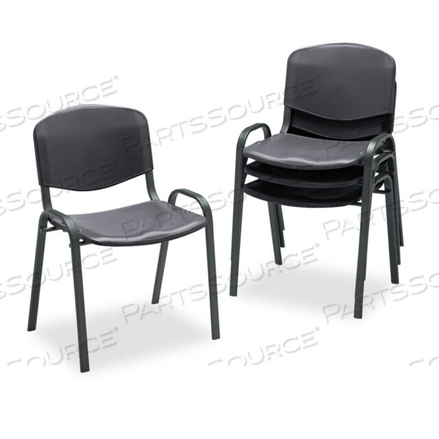 OEM#: 4185BLSTACKING CHAIR, ВЫДЕРЖИВАЕТ ГРУЗ ДО 250 ФУНТОВ, ВЫСОТА СИДЕНЬЯ 18, ЧЕРНОЕ СИДЕНЬЕ, ЧЕРНАЯ СПИНКА, ЧЕРНОЕ ОСНОВАНИЕ, 4 ШТ./КОРОБКА от Safco