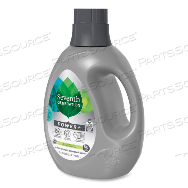 OEM#: 45070POWER+ СТИРАЛЬНОЕ СРЕДСТВО, ЧИСТЫЙ АРОМАТ, БУТЫЛКА 87,5 УНЦИЙ от Seventh Generation