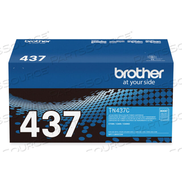 OEM#: TN437CTN437C СВЕРХВЫСОКОЕМКИЙ ТОНЕР, РЕСУРС 8000 СТРАНИЦ, ЦВЕТ ГОЛУБОЙ от Brother
