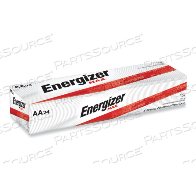 OEM#: E91BXMAX ЩЕЛОЧНЫЕ БАТАРЕИ ТИПА AA, 1,5 В, 4 ШТ./УПАКОВКА, 6 УПАКОВОК/КОРОБКА от Energizer