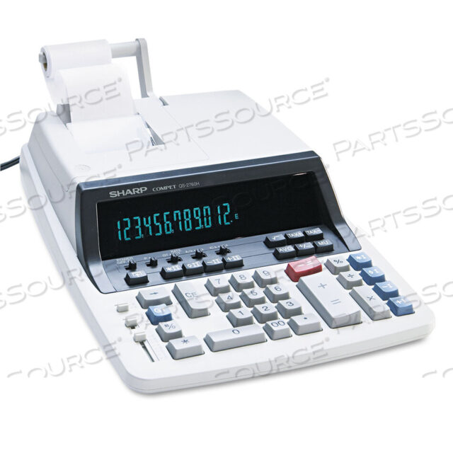 OEM#: QS2760HQS-2760H КАЛЬКУЛЯТОР С ДВУХЦВЕТНОЙ ЛЕНТОЙ, ЧЕРНО-КРАСНАЯ ПЕЧАТЬ, 4,8 СТРОК/СЕК от Sharp Electronics Corporation