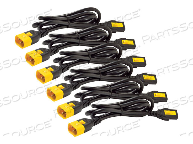 OEM#: AP8706S-NAPOWER CORD KIT (6 EA), LOCKING, C13 TO C14, 1.8M, NORTH AMERICA by APC / American Power Conversion