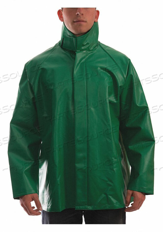 OEM#: J41008 КУРТКА ДЛЯ ЗАЩИТЫ ОТ БРЫЗГ ХИМИКАТОВ ПВХ ЗЕЛЕНАЯ 3XL от Tingley Rubber