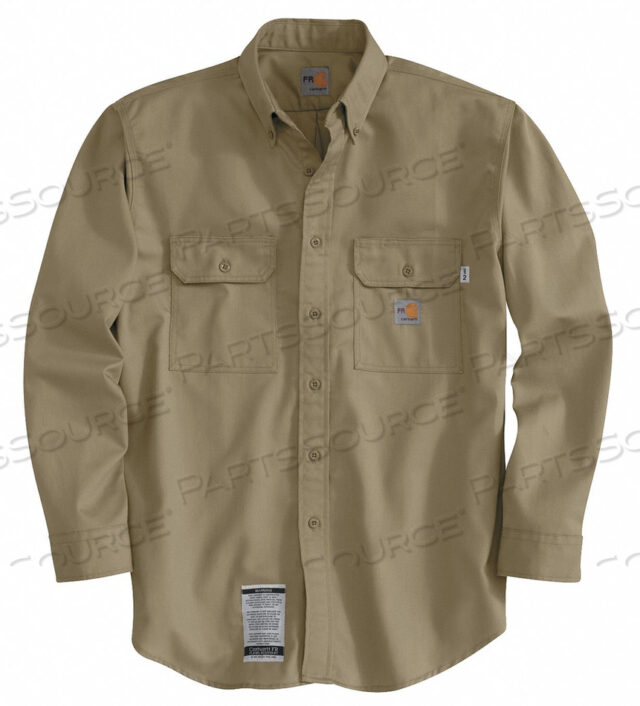 OEM#: FRS160-KHI LRG REGFR РУБАШКА С ДЛИННЫМ РУКАВОМ ХАКИ L НА ПУГОВИЦАХ от Carhartt