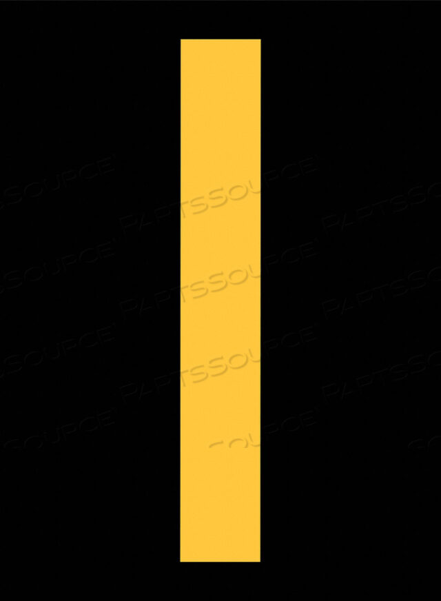 OEM#: RUM200-I-YBСВЕТООТРАЖАЮЩАЯ БУКВЕННАЯ ЭТИКЕТКА I 2-1/2 ДЮЙМА H PK25 от Strance, Inc.