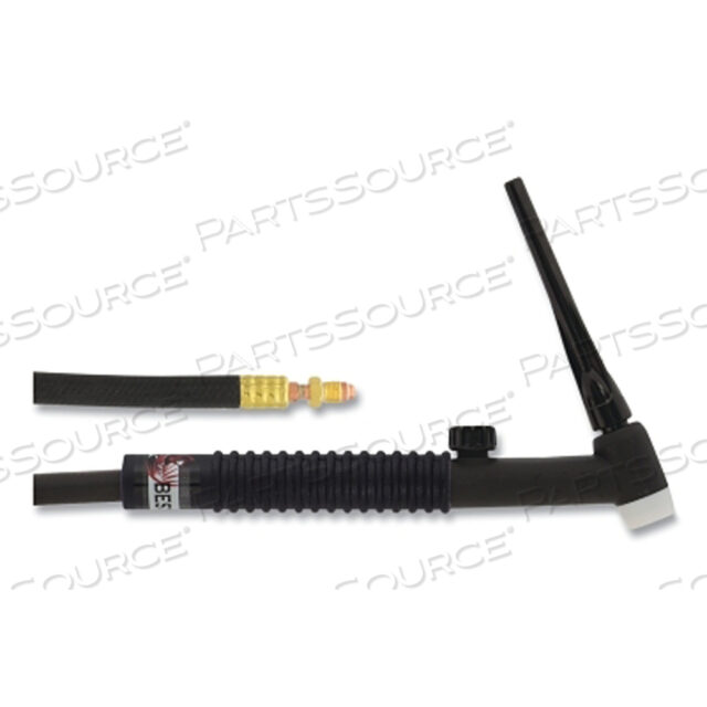 OEM#: 17FV25R17FV КОМПЛЕКТ ГОРЕЛКИ TIG, ВОЗДУШНОЕ ОХЛАЖДЕНИЕ, 150 А, ГИБКАЯ ГОЛОВКА С КЛАПАНОМ, 1-КОМПЛЕКТНЫЙ 25-ФУТОВЫЙ КАБЕЛЬ, РЕЗИНА от Best Welds