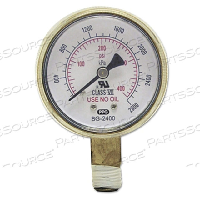 OEM#: WWN900B24000МАНОМЕТР, 2 ДЮЙМА, 4000 ФУНТ/КВ. ДЮЙМ, ЛАТУНЬ, 1/4 ДЮЙМА NPT от Best Welds