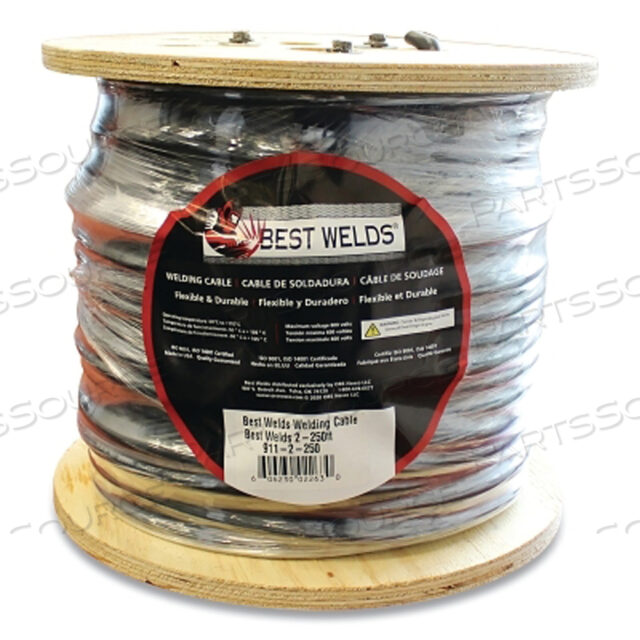 OEM#: 10X100СВАРОЧНЫЙ КАБЕЛЬ, 1/0 AWG, 100 ФУТОВ, ЧЕРНЫЙ от Best Welds