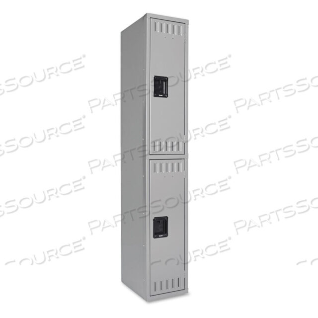 OEM#: DTS-121836-AMGДВУХЪЯРУСНЫЙ ШКАФЧИК, ОДИН ЯРУСНЫЙ, 12 Ш x 18 Г x 72 В, СРЕДНЕ-СЕРЫЙ, от Tennsco Corp.