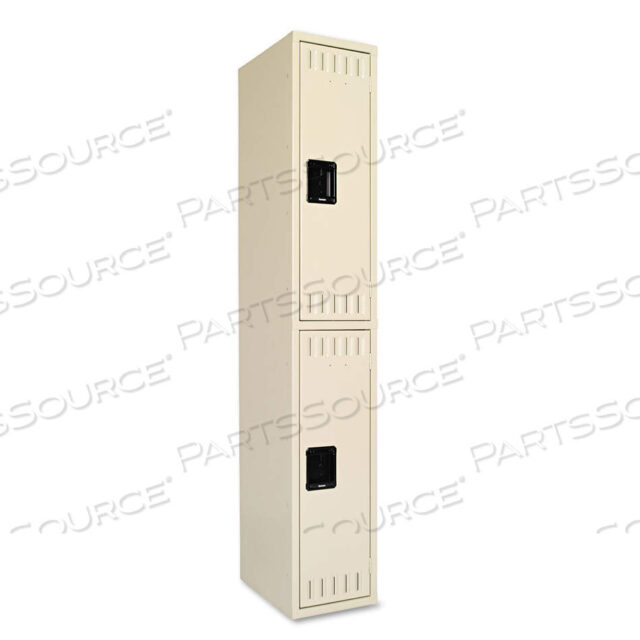 OEM#: DTS-121836-ASDДВУХЪЯРУСНЫЙ ШКАФ, ОДИН ШТАБЕЛЬ, 12 Ш x 18 Г x 72 В, ПЕСОЧНЫЙ, от Tennsco Corp.