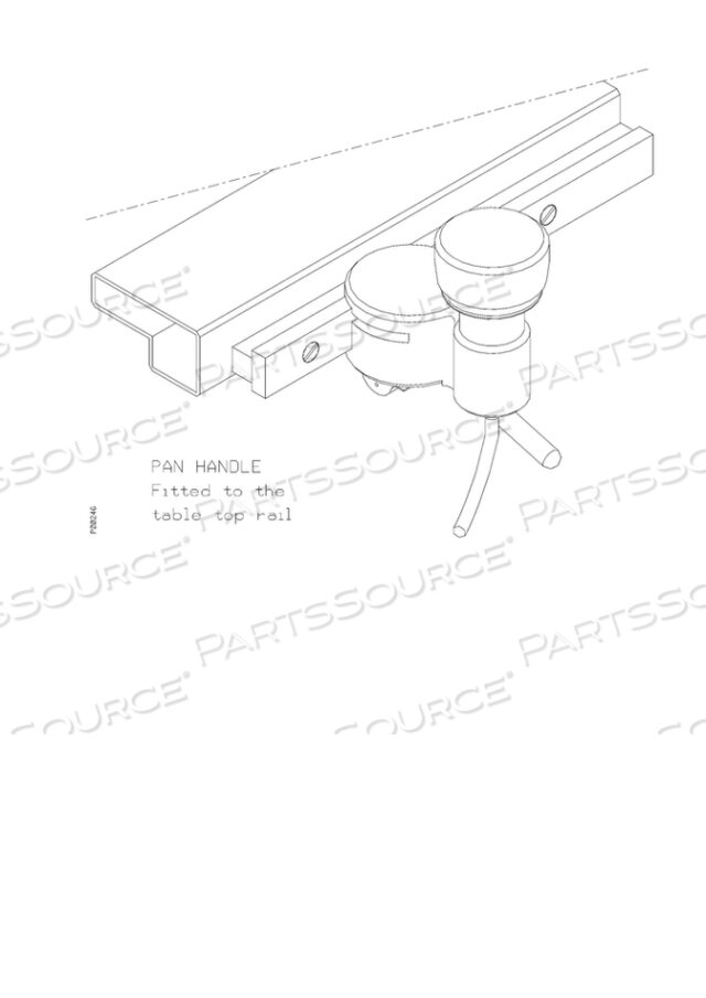Replaces Philips Healthcare 989600068372PAN. HANDLE PINK