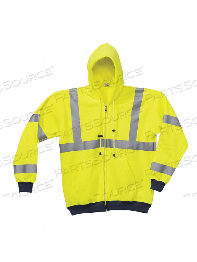 OEM#: LUX-SWT3HZ-YMHI-VIS ПРЕМИУМ ВЛАГООТВОДЯЩАЯ ТОЛСТОВКА, КЛАСС 3, HI-VIS ЖЕЛТЫЙ, M от Occunomix