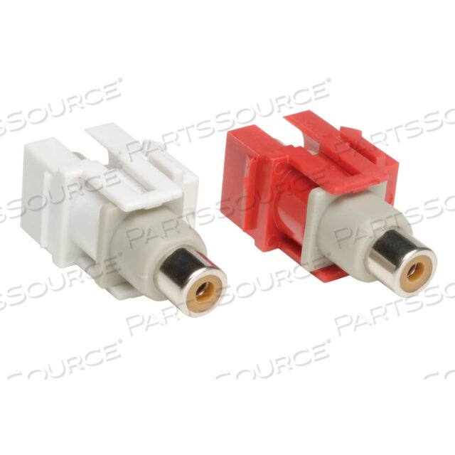 OEM#: A050-000-KJ2 ЧАСТЬ АУДИО KEYSTONE SNAP-IN WALLPLATE KIT RW RCA COUPLERS от Tripp Lite