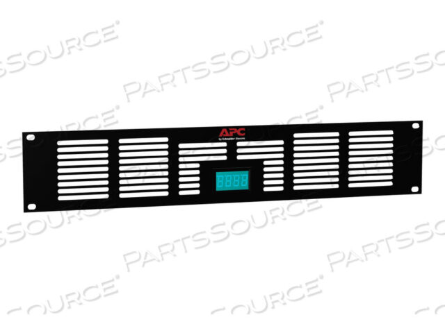 OEM#: ACAC40000VENT PANEL - BLACK - WITH TEMPERATURE DISPLAY by APC / American Power Conversion