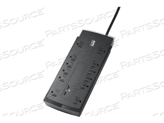 APC PERFORMANCE SURGEARREST P12U2 - СЕТЕВОЙ ФИЛЬТР - AC 120 В - ВЫХОДНЫЕ РАЗЪЕМЫ: 12 - 6 ФУТОВ - ЧЕРНЫЙ