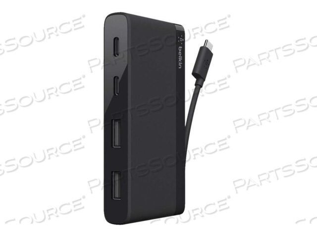OEM#: F4U090BTBLKUSB-C 4-ПОРТОВЫЙ МИНИ-КОНЦЕНТРАТОР от Belkin