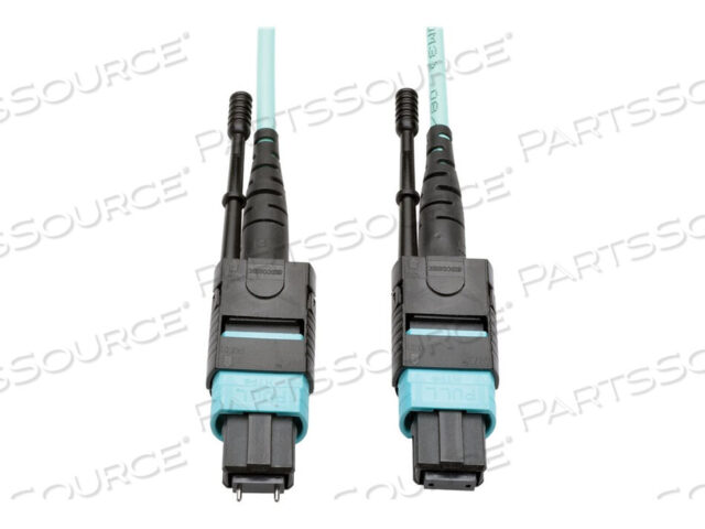 OEM#: N842-05M-12-MFMTP/MTO МНОГОМОДОВЫЙ КАБЕЛЬ 12 ВОЛОКОН 40 GBE OM3 AQUA M/F 16 ФУТОВ 5 М от Tripp Lite