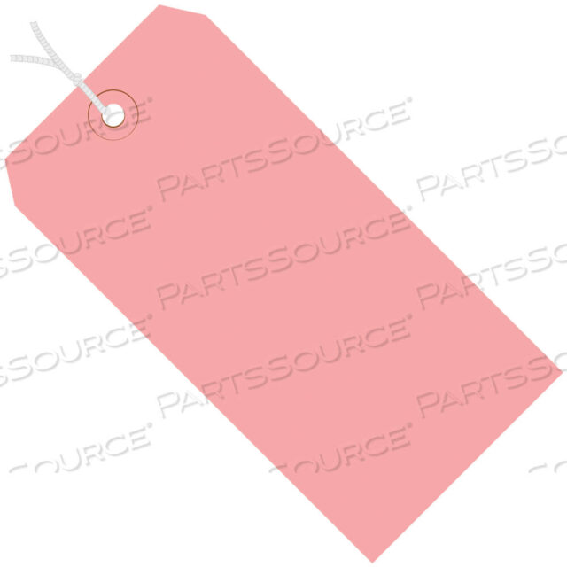 OEM#: G11022JSHIPPING TAGS, PRE-STRUNG, 13 PT., 3 1/4 X 1 5/8, PINK, 1000/CASE by BOX Partners (Box Acquisitions, LLC)